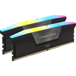Memorie Corsair Vengeance Std PMIC, XMP 3.0 Black Heatspreader 32GB (2x16GB), DDR5, 6000MT/s, CL 30, RGB