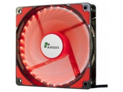 Ventilator Inter-Tech Argus L-12025 Red LED, 120mm