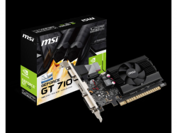 Placa video MSI nVidia GeForce GT 710 1GB, DDR3, 64bit, Low Profile