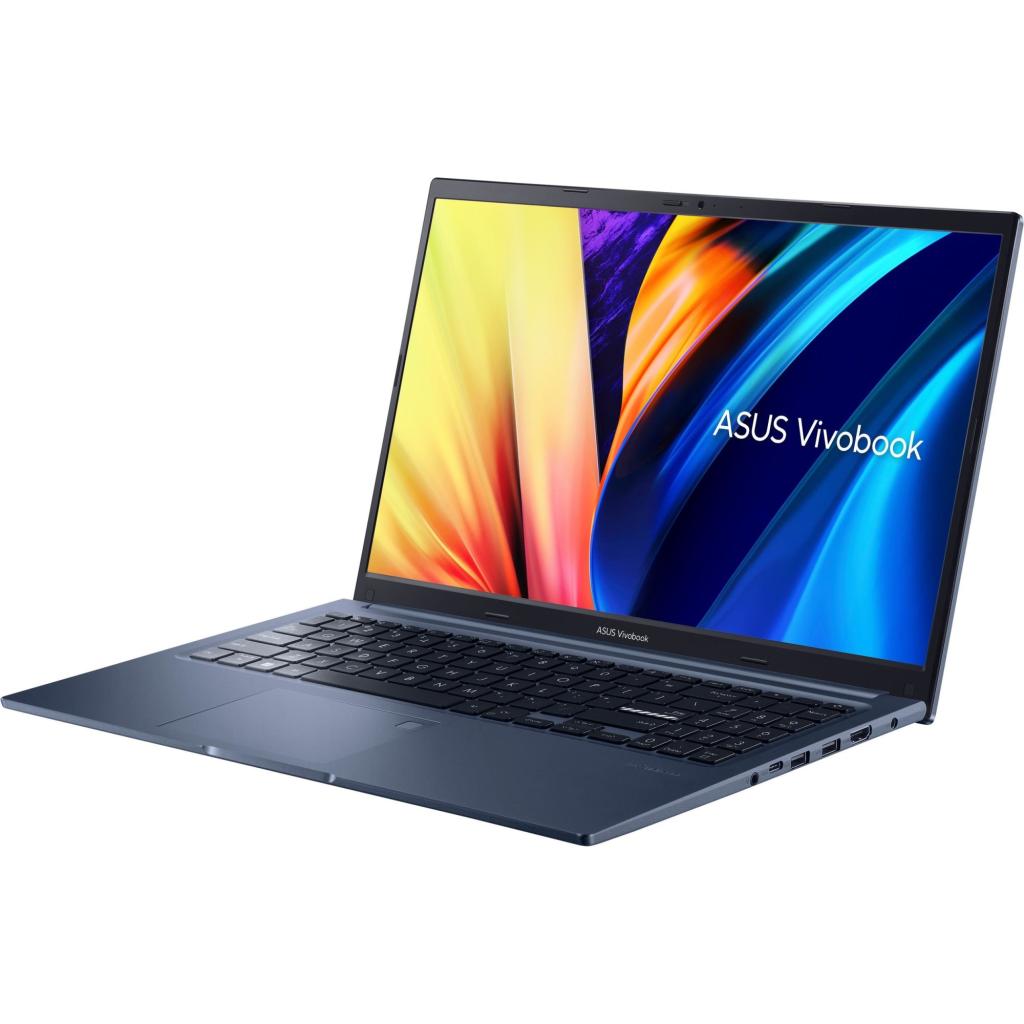 Laptop ASUS VivoBook 15 X1502ZA cu procesor Intel® Core™ i5-1240P pana la 4.40 GHz, 15.6'', Full HD, IPS, 8GB, 512GB SSD, Intel® Iris Xe Graphics, No OS, Quiet Blue