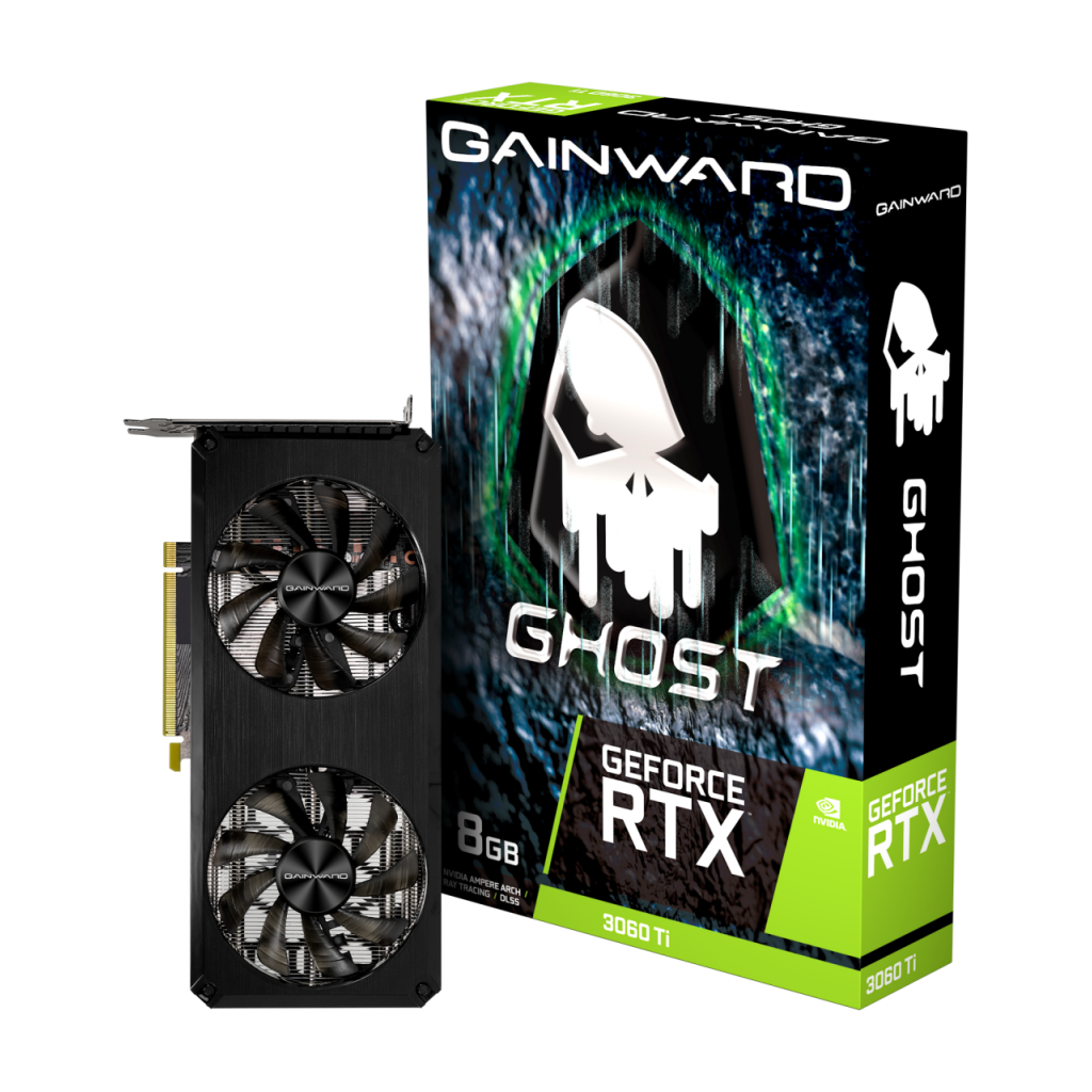 Placa video Gainward nVidia GeForce RTX 3060 Ti Ghost LHR 8GB, GDDR6, 256bit