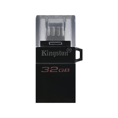 Stick memorie Kingston DataTraveler microDuo 3.0 G2 32GB,  USB 3.1 gen 1, Black